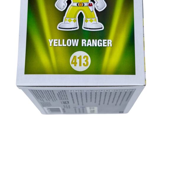 Funko Pop Unopened Yellow Ranger 413 Mighty Morphin' Power Rangers Exclusive - Picture 8 of 9